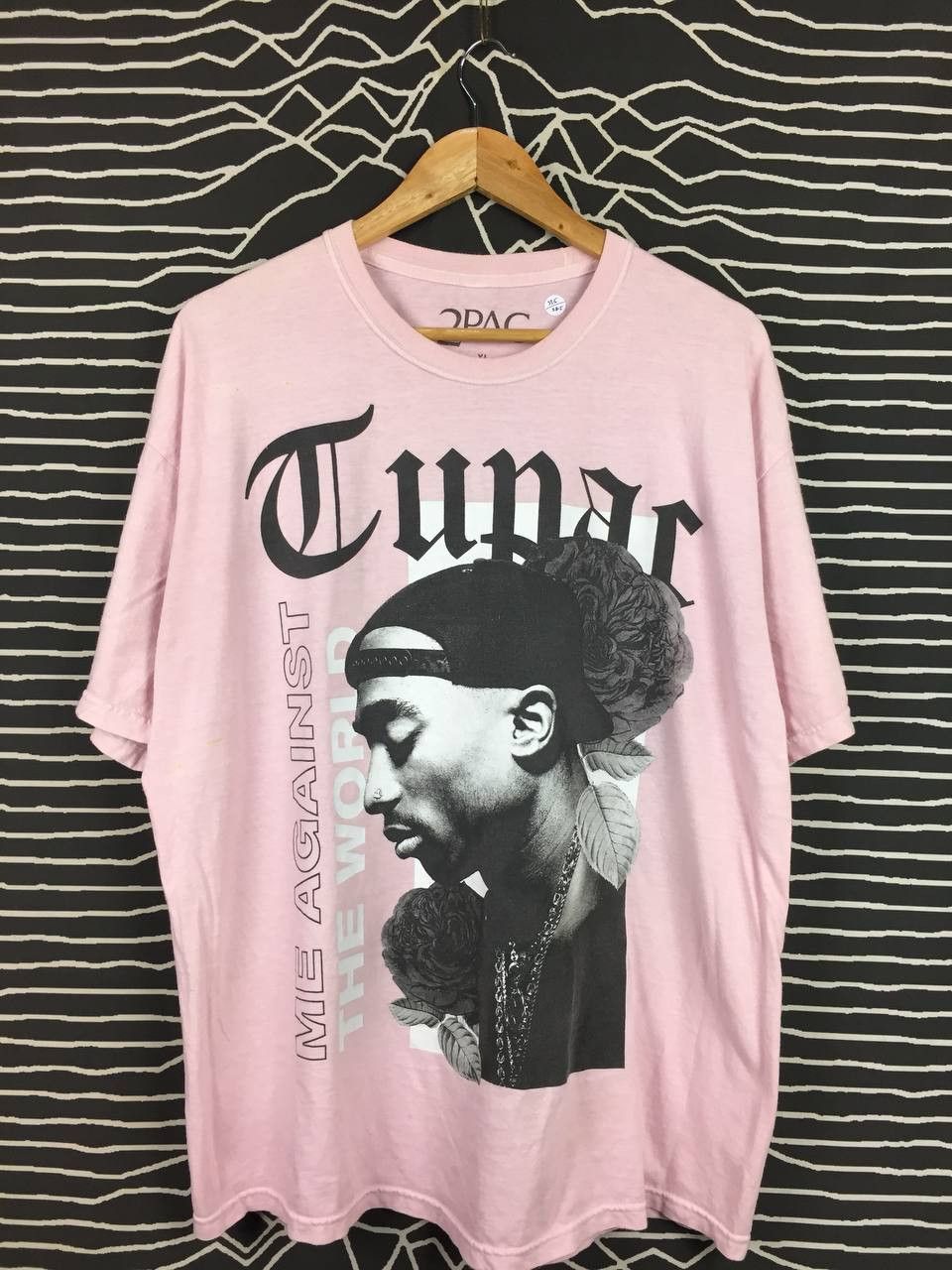 Band Tees × Rap Tees × Vintage Tupac Shakur Me Against The World Rap Tee Size US XL / EU 56 / 4 - 2 Thumbnail