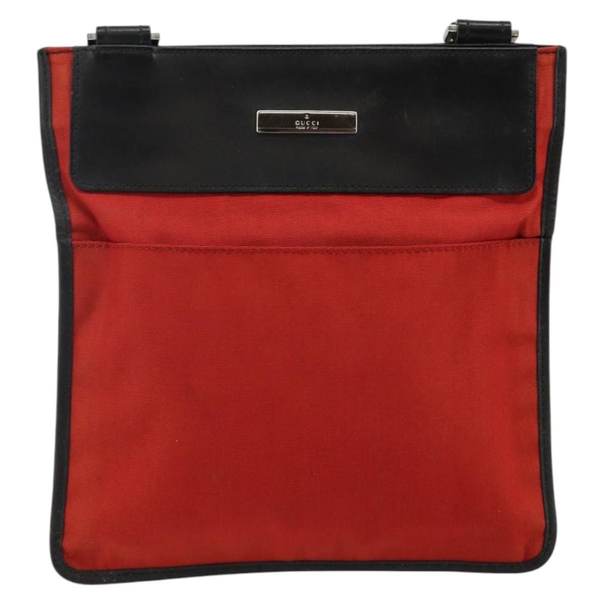 Gucci GUCCI Shoulder Bag Nylon Red Silver 019 019 Size ONE SIZE - 2 Thumbnail