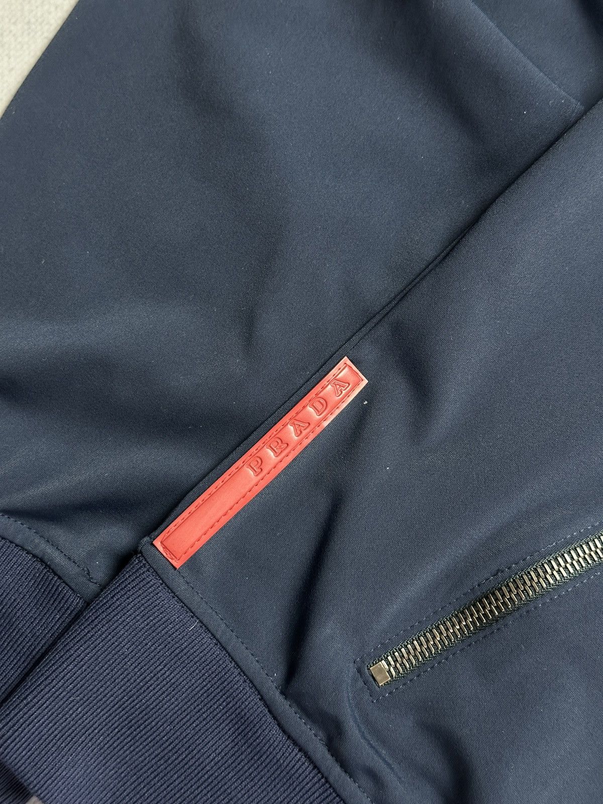 Prada Prada Vintage Olympic Track Zipper Striped Jacket Red Tab Size US M / EU 48-50 / 2 - 5 Thumbnail