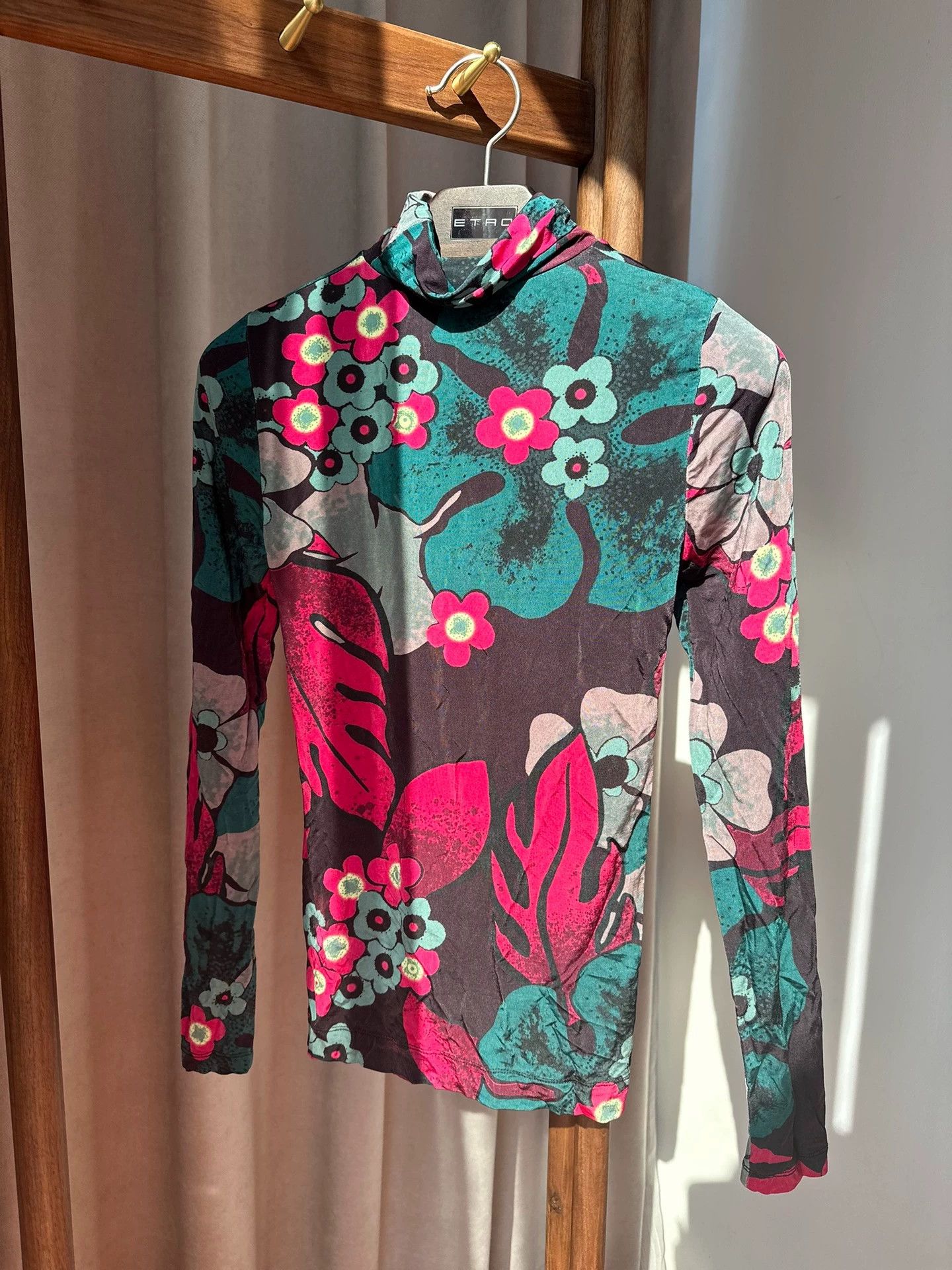 Dries Van Noten Dries Van Noten Printed Top 98 New XS Size XS / US 0-2 / IT 36-38 - 2 Thumbnail