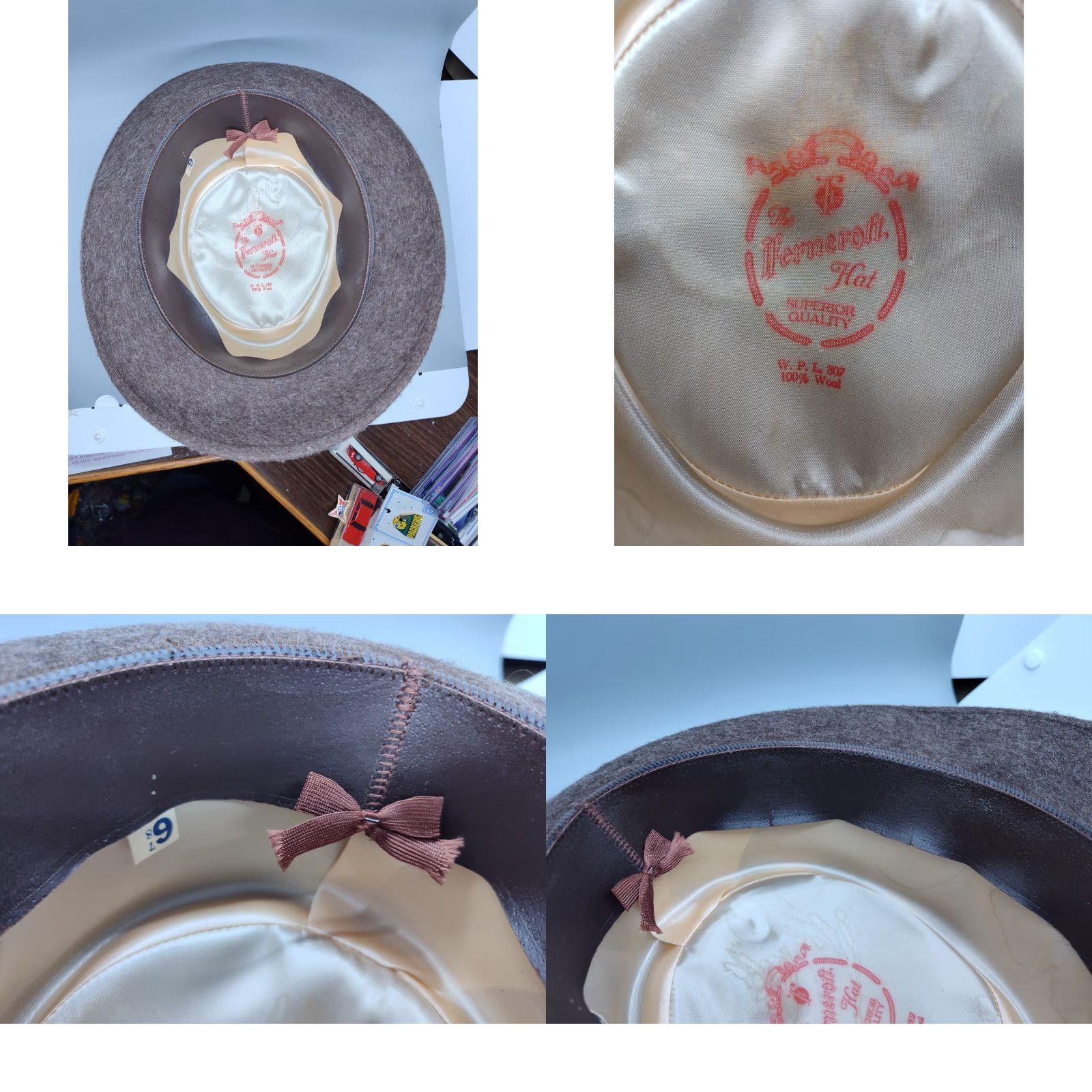 Vintage VINTAGE The Elf on the Shelf Fedora Hat 6 7/8 Brown 100% Wool USA Size ONE SIZE - 8 Thumbnail