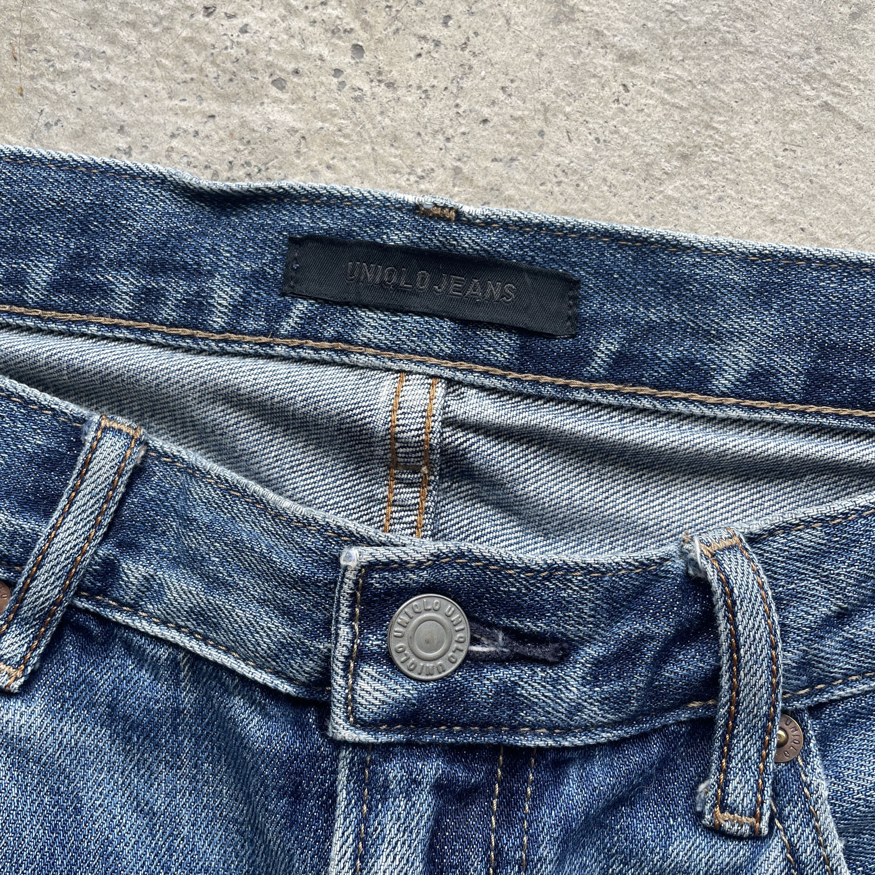 Japanese Brand VINTAGE JAPAN JEANS DISTRESS FADED RIPPED DENIM PANTS W33x31 Size US 33 - 6 Thumbnail