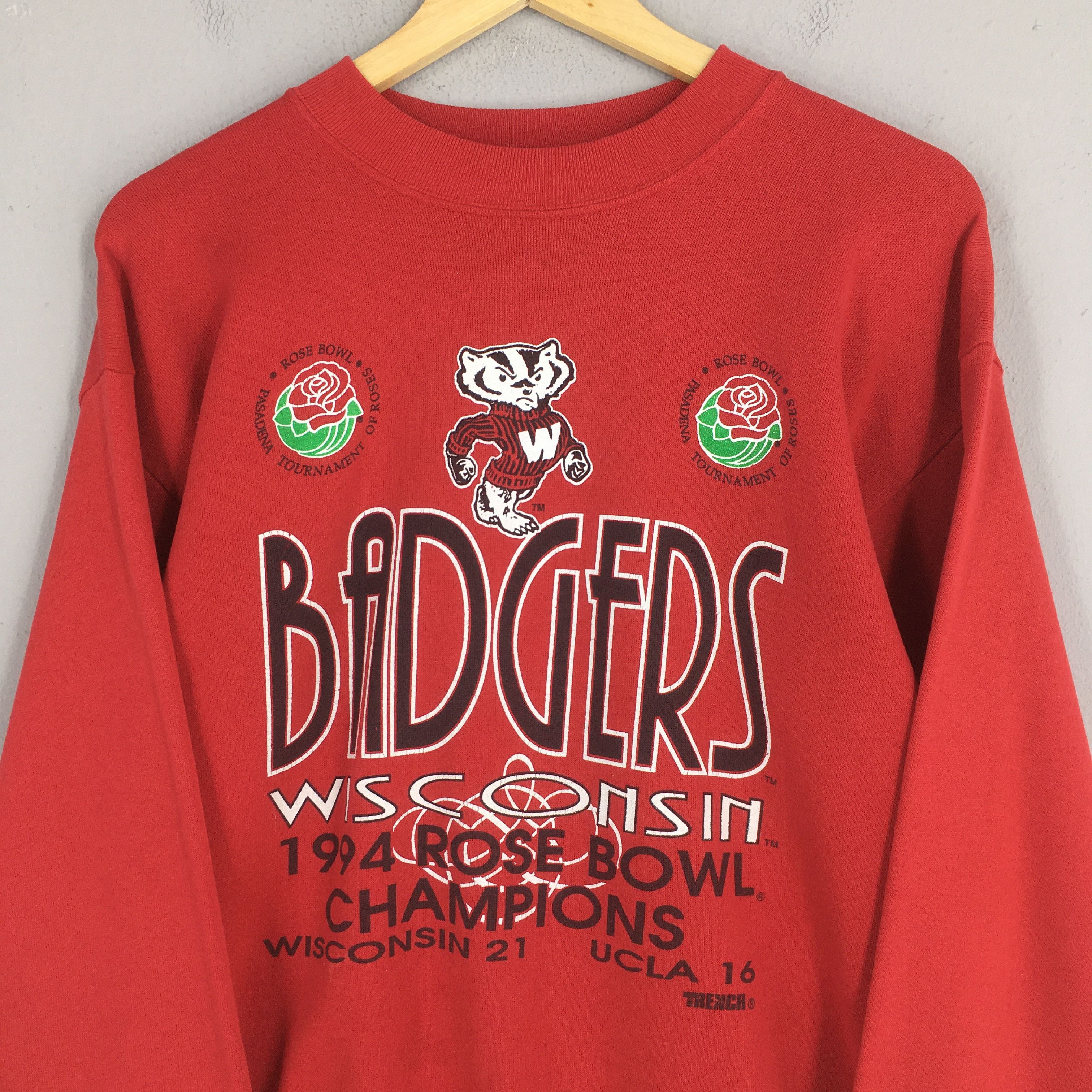 NCAA × Vintage Vintage Wisconsin Badgers NCAA Sweatshirt Medium Size US M / EU 48-50 / 2 - 2 Thumbnail