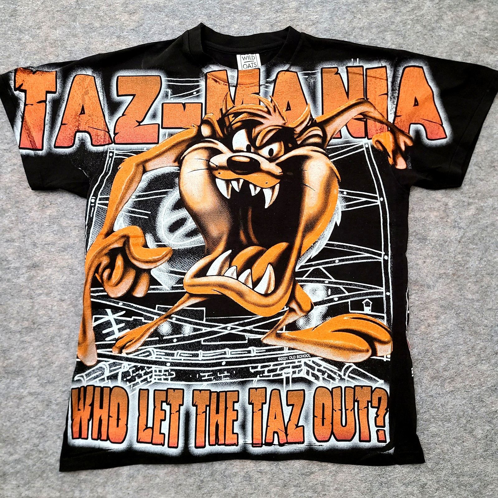 Other New Taz AOP Shirt Mens Large Double Sided Wanted Taz Retro Size US L / EU 52-54 / 3 - 1 Thumbnail