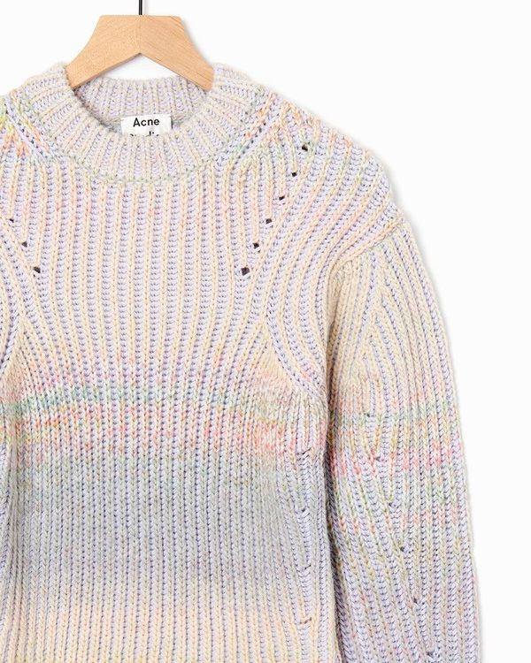 Image of Acne Studios Ribbed Rainbow Gradient, Men's (Size Small)