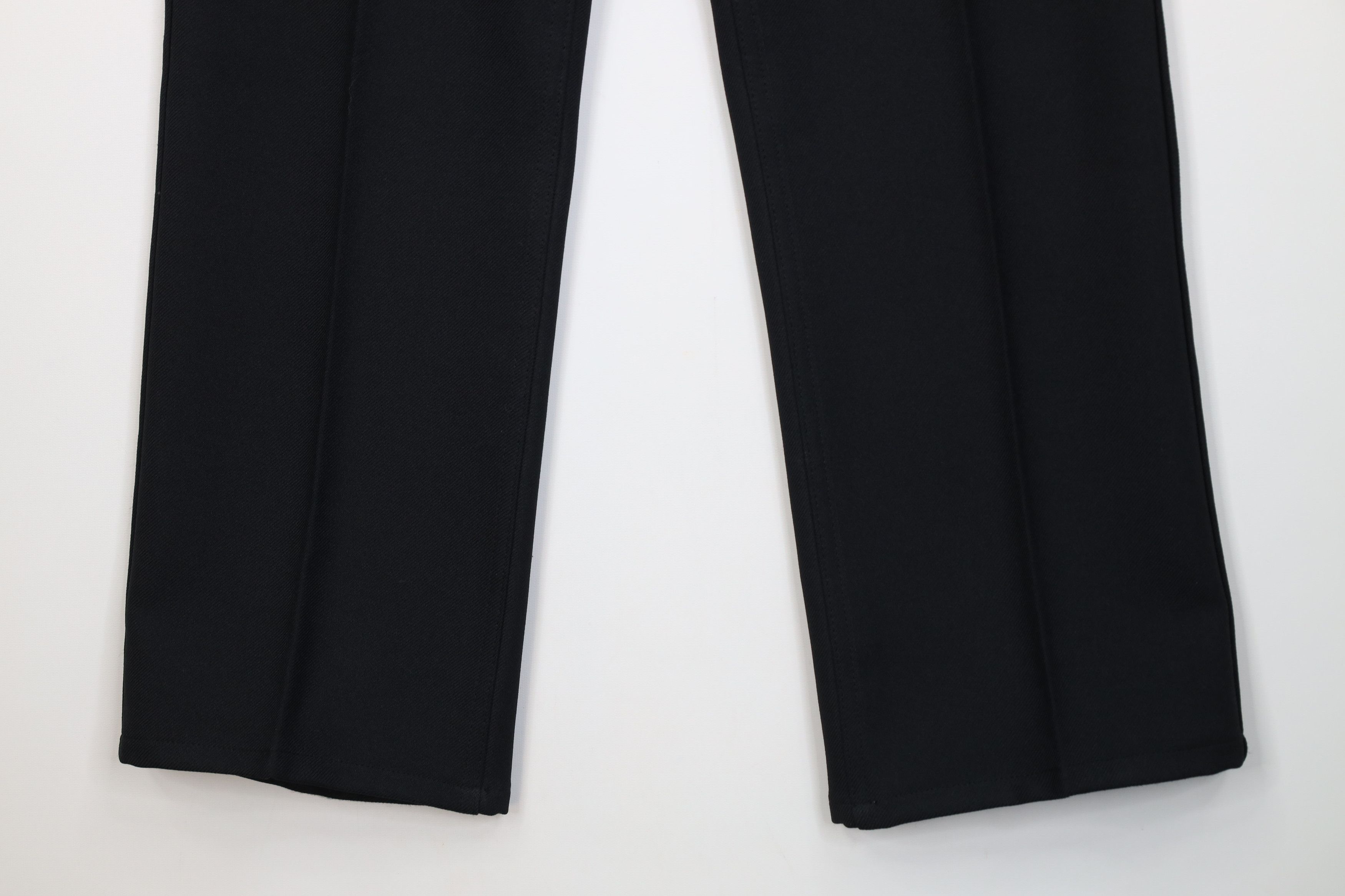 Levi's Vintage 80s Levis Flared Wide Leg Chino Pants Black USA Size US 36 / EU 52 - 4 Thumbnail