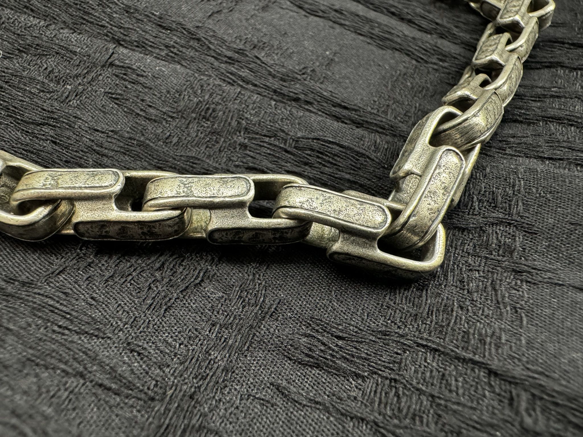 John Varvatos JOHN VARVATOS Distressed"Chain Necklace in .925 MSRP $1598 Size ONE SIZE - 3 Thumbnail
