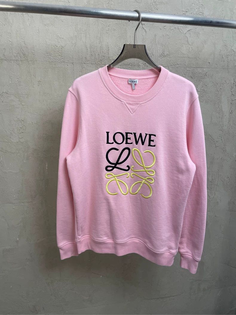Loewe LOEWE Cherry blossom embroidery logo round neck hoodie Size S / US 4 / IT 40 - 1 Thumbnail