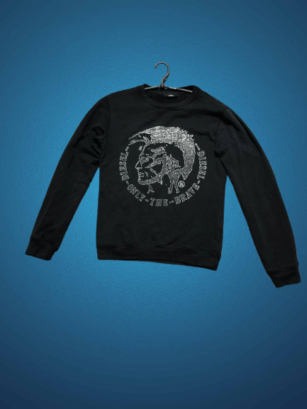 Diesel Vintage Diesel Big Y2K Print Logo Sweater Size M Size M / US 6-8 / IT 42-44 - 1 Thumbnail