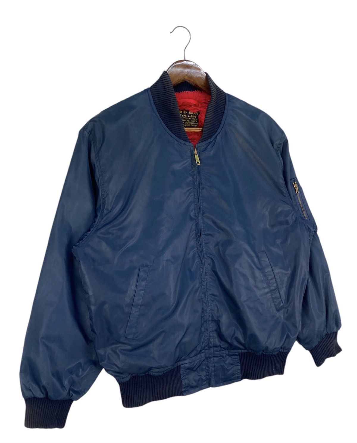 Vintage 💥RARE💥VINTAGE BOMBER JACKET Size US XL / EU 56 / 4 - 2 Thumbnail