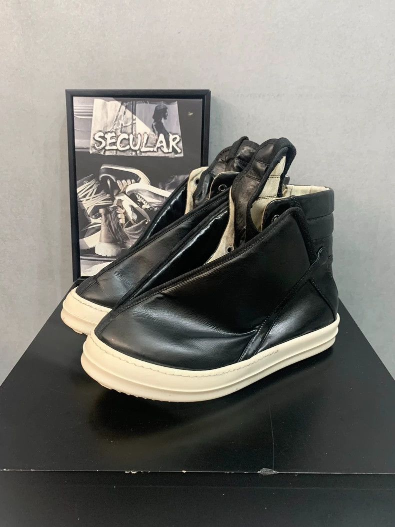 Rick Owens rick owens 17 FW leather face show black face white bottom Size US 9 / EU 42 - 2 Thumbnail