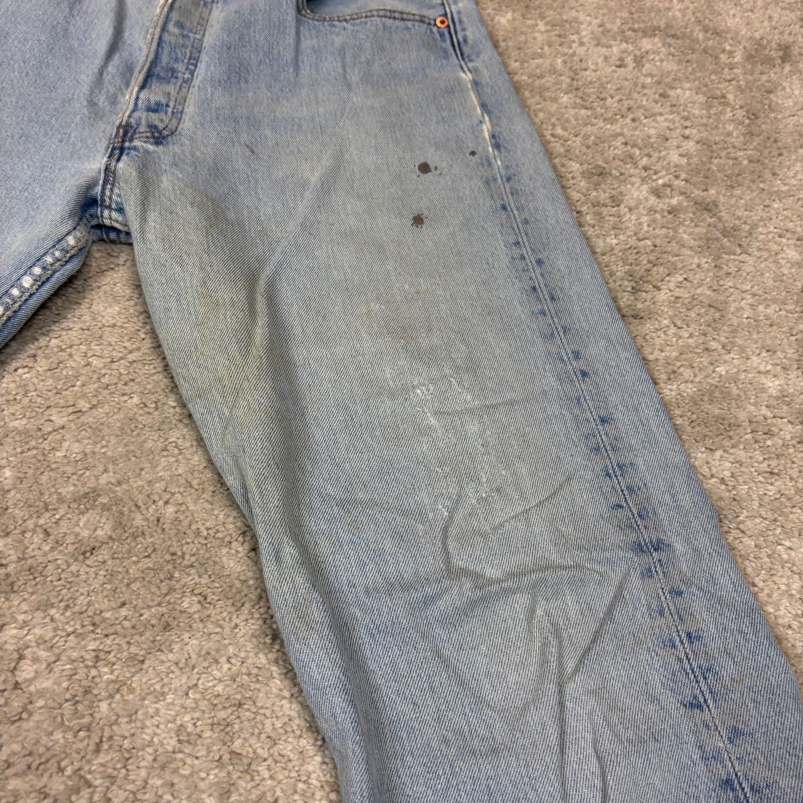 Levi's Vintage 90s Levi's 501 Straight Leg Jeans Men's 32x34 Size US 32 / EU 48 - 13 Thumbnail