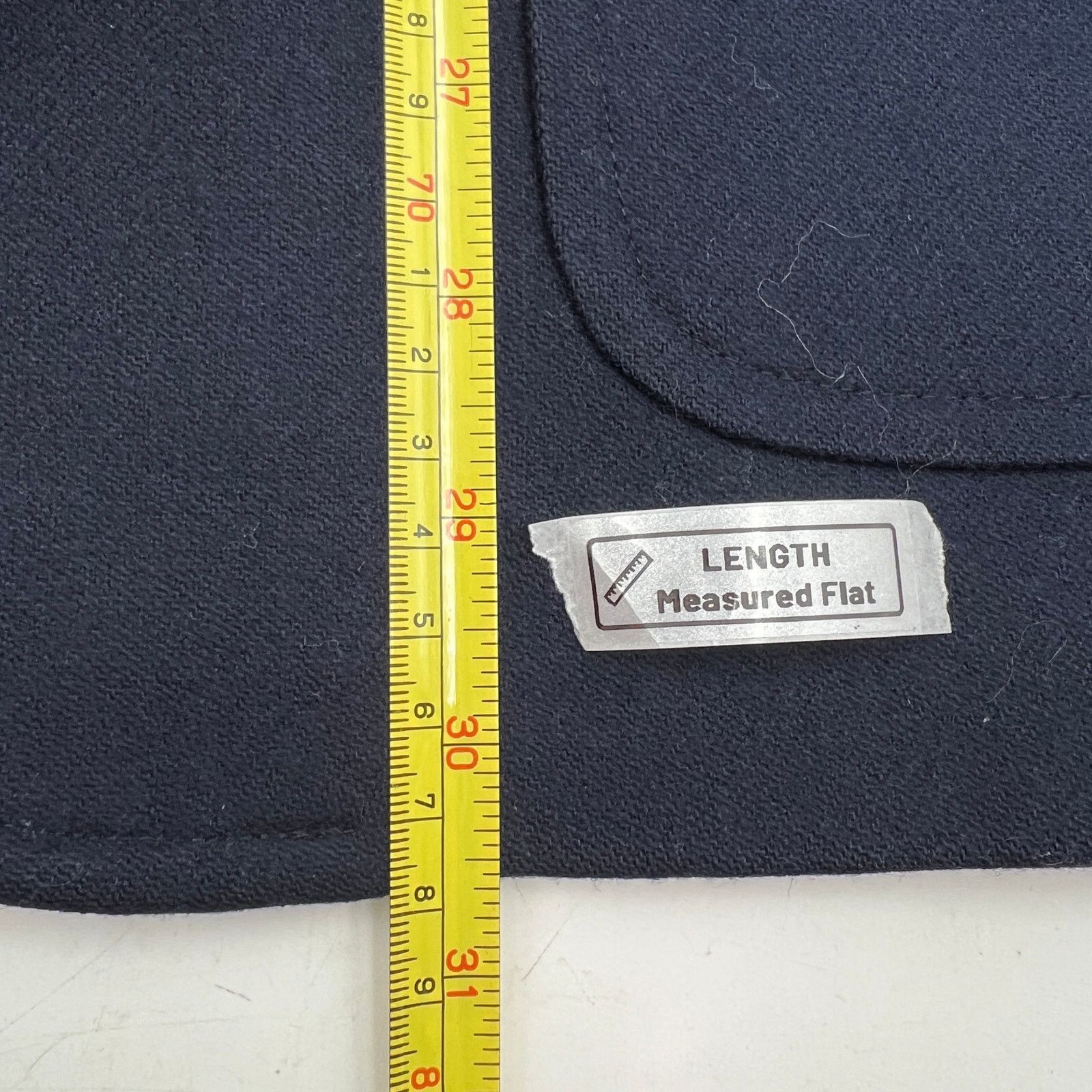 Ralph Lauren × Vintage Vintage Chaps Ralph Lauren Wool Navy Blazer Size 42R - 11 Thumbnail