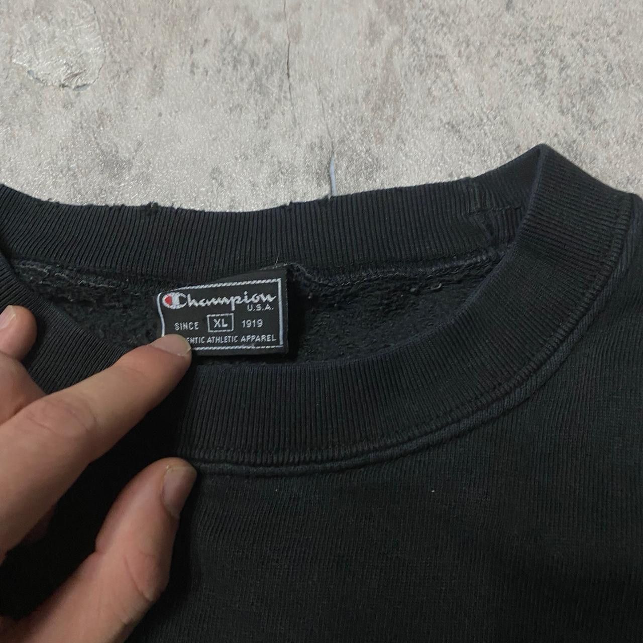 Champion Black Champion crewneck sweatshirt #skater Size US XL / EU 56 / 4 - 3 Thumbnail