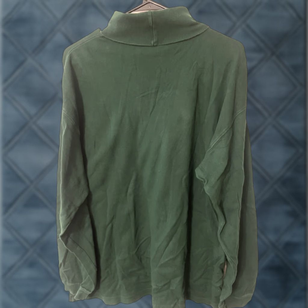 Aeropostale VINTAGE Compagnie Generale Aeropostale Sweater Mens Large Green Cotton Knit Pullover Crew Neck Casual Winter Fall Spring - Mens Size US L / EU 52-54 / 3 - 1 Thumbnail