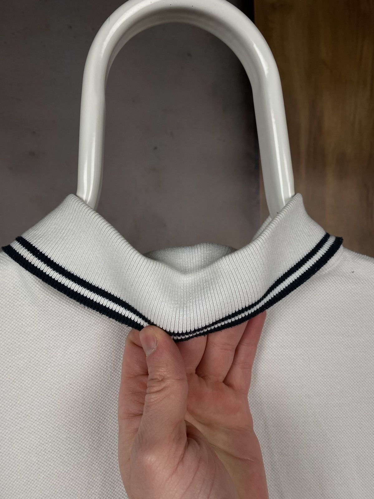Fred Perry 🍃Vintage 90s Sweatshirt Long Sleeve Fred Perry Striped Tee🍃 Size US S / EU 44-46 / 1 - 12 Thumbnail