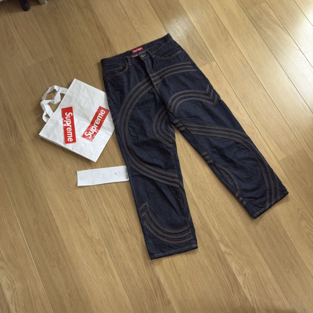Supreme Supreme S-Logo Rigid baggy jeans - 30 Size US 30 / EU 46 - 9 Thumbnail