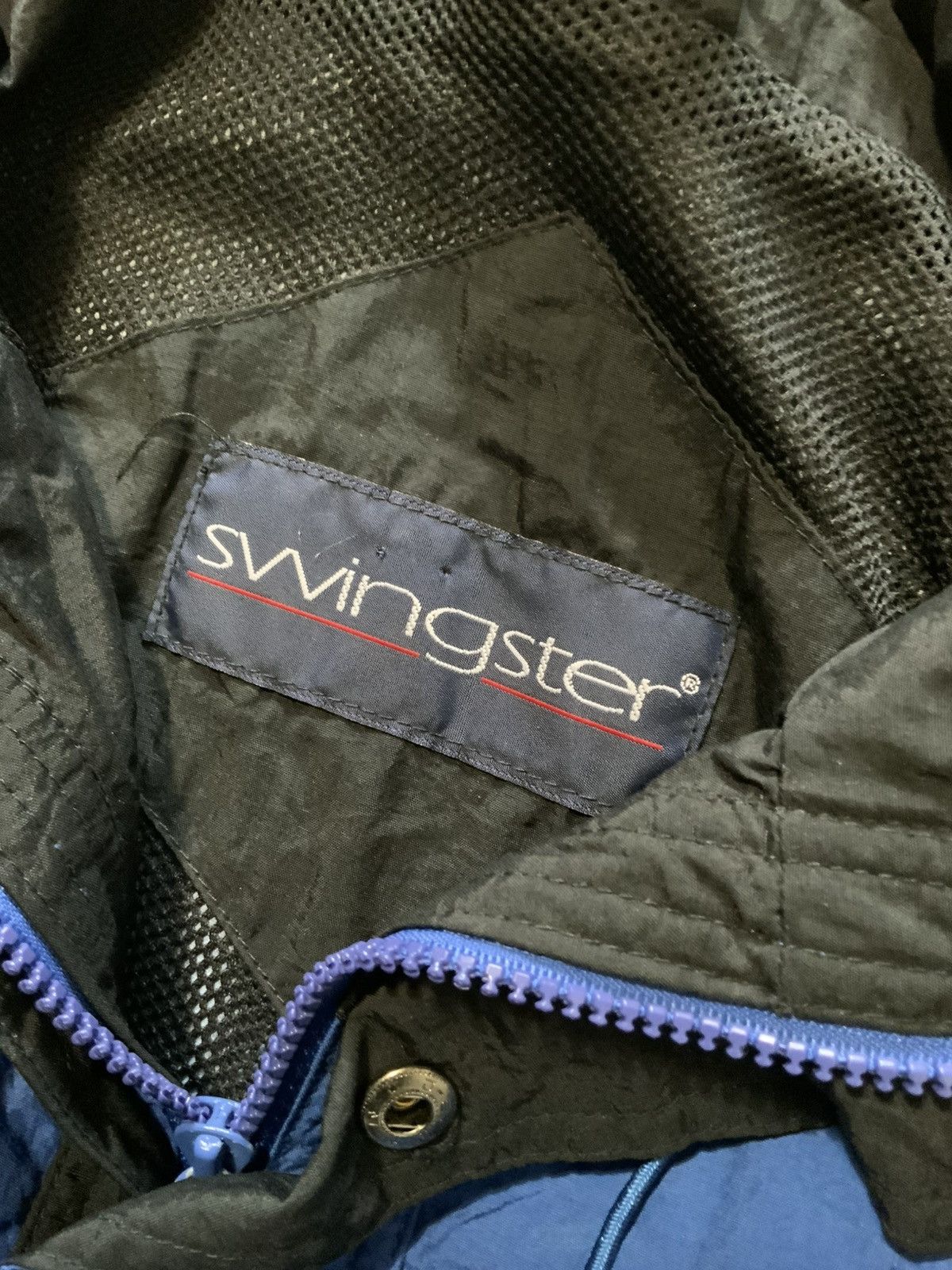 Budweiser × Vintage Vintage 90s Swingster Budweiser Beer Windbreaker Zip Jacket Size US L / EU 52-54 / 3 - 6 Thumbnail