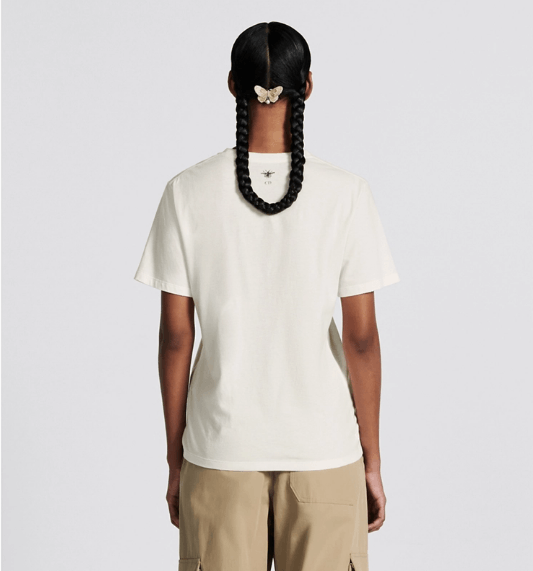 Dior o1w1db10525 413T09 T-Shirt in White Size XS / US 0-2 / IT 36-38 - 6 Thumbnail