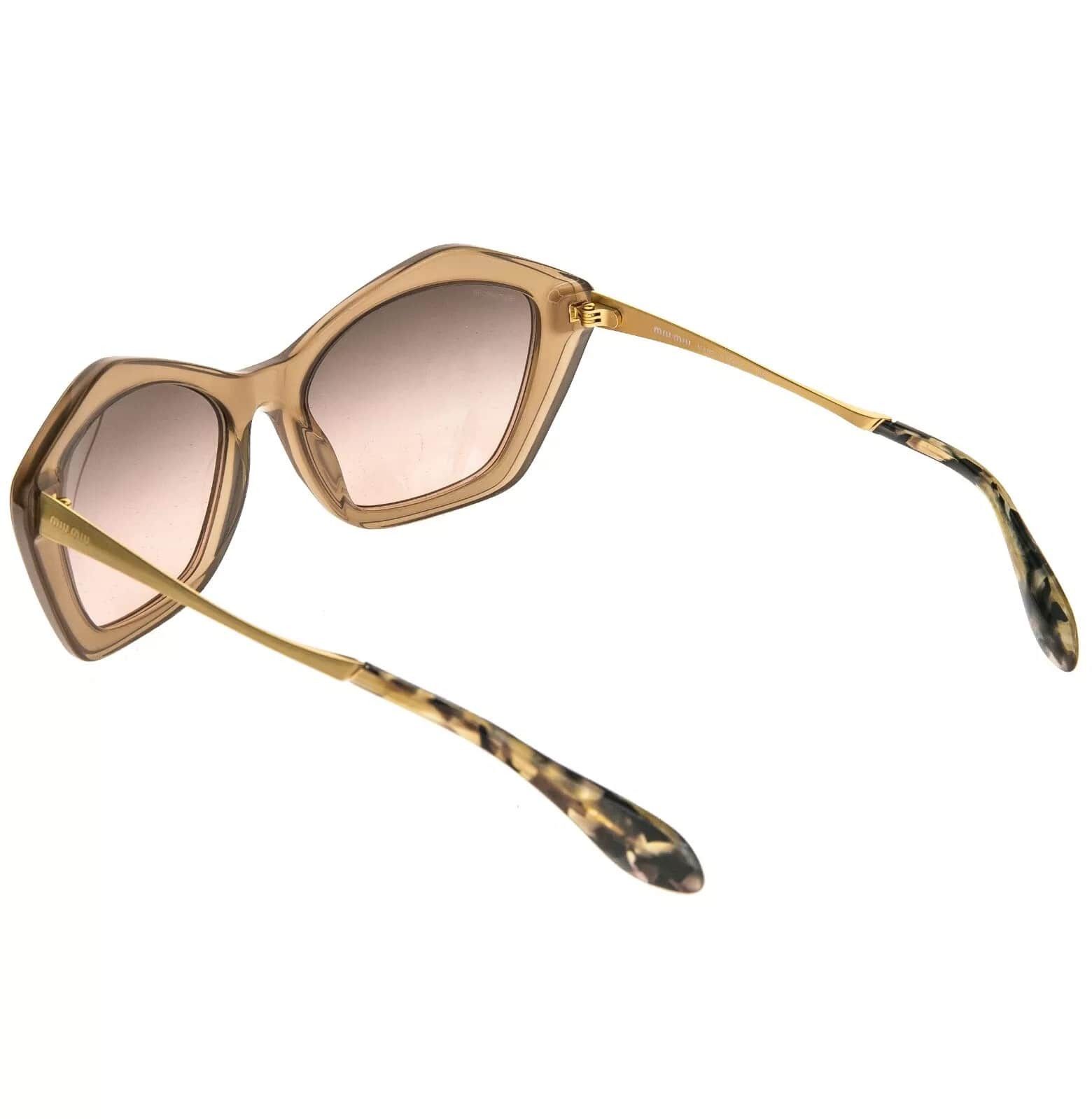 Miu Miu MIU MIU 02O Antique Gold Mink Pink Retro Cat Eye SMU02O Size ONE SIZE - 6 Thumbnail