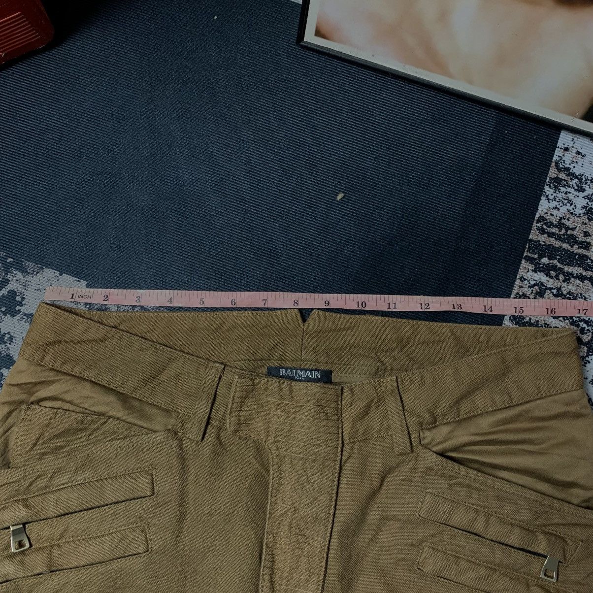 Balmain ‼️LAST DROP‼️ Balmain Bike Pants Brown Denim Size US 30 / EU 46 - 15 Thumbnail