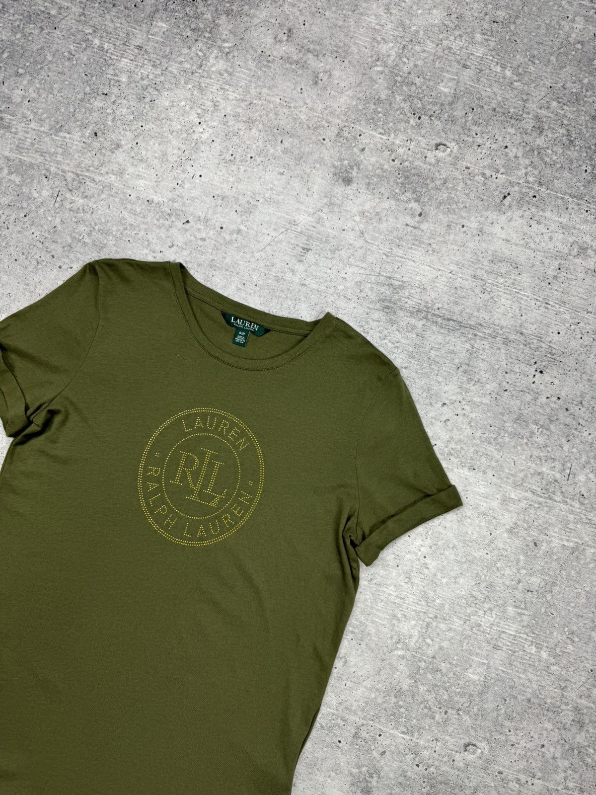 Polo Ralph Lauren × Vintage Vintage Lauren Ralph Lauren Women Big Logo Casual T-Shirt Size S / US 4 / IT 40 - 3 Thumbnail