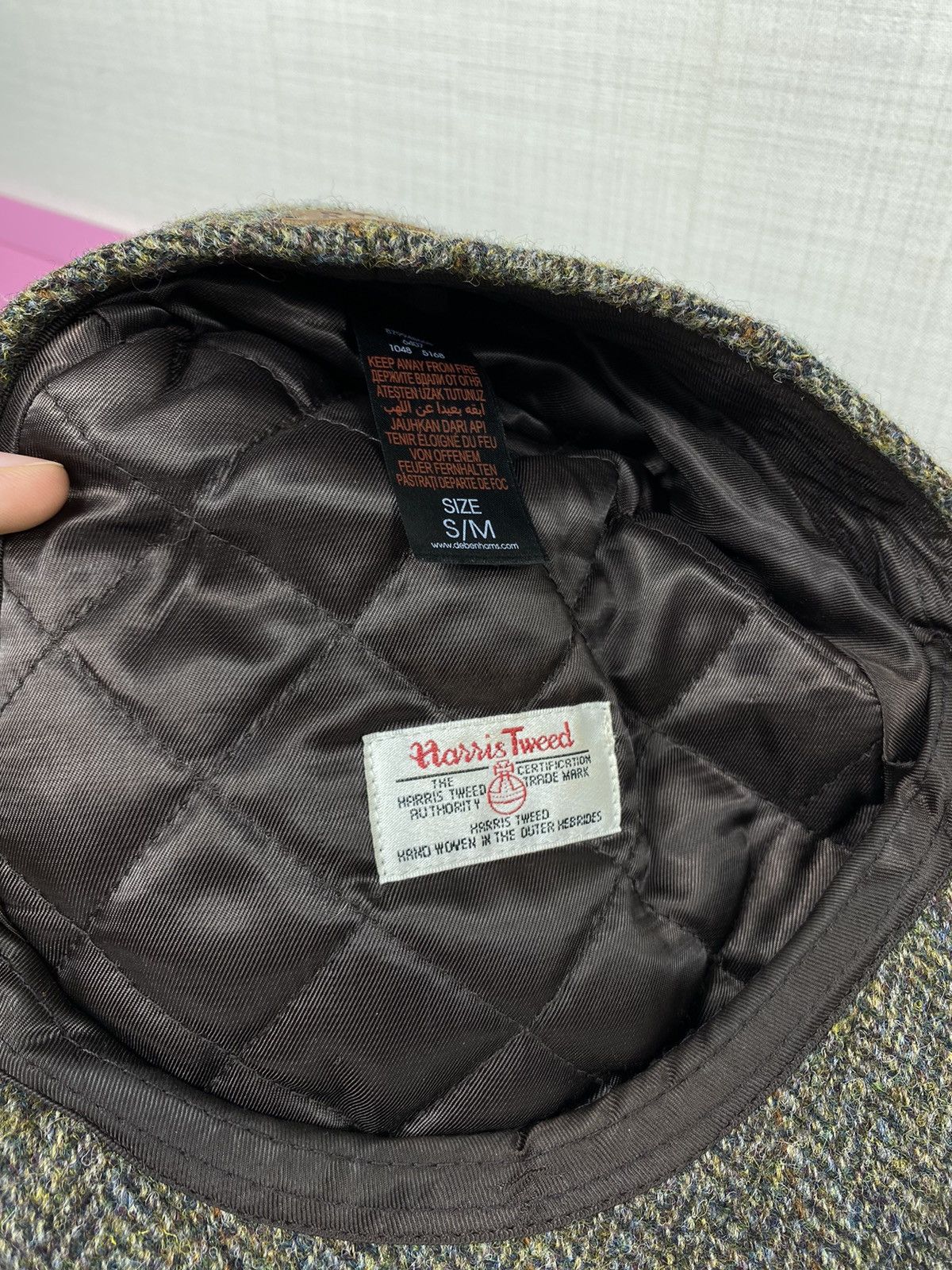 Harris Tweed Harris Tweed John Rocha Flat Cap Size ONE SIZE - 9 Thumbnail