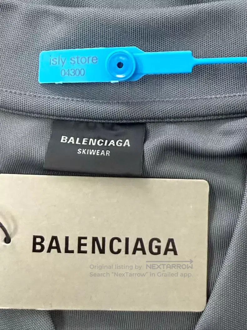 Balenciaga Balenciaga Pattern Printed V-neck Ski Jacket Gray Size US M / EU 48-50 / 2 - 4 Thumbnail