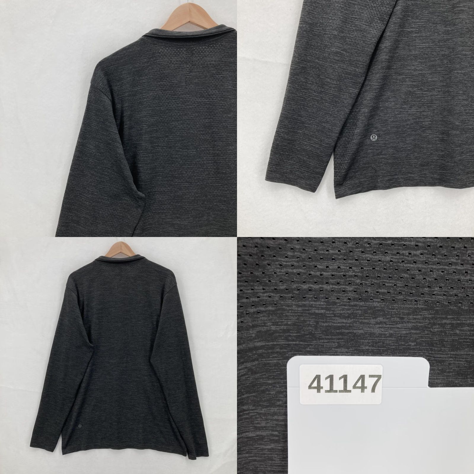 Lululemon Lululemon Pullover Mens XL Dark Gray Metal Vent Tech Half Zip Athletic LM3DGCS Size US XL / EU 56 / 4 - 8 Thumbnail