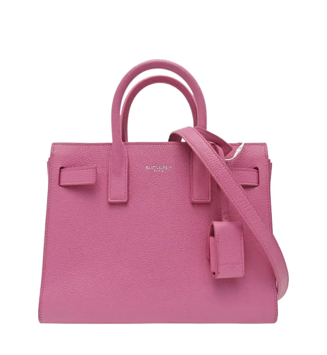 Saint Laurent Paris Saint Laurent Paris YSL SAC DE JOUR Nano pink cowhide leather shoulder bag cross Size ONE SIZE - 1 Thumbnail
