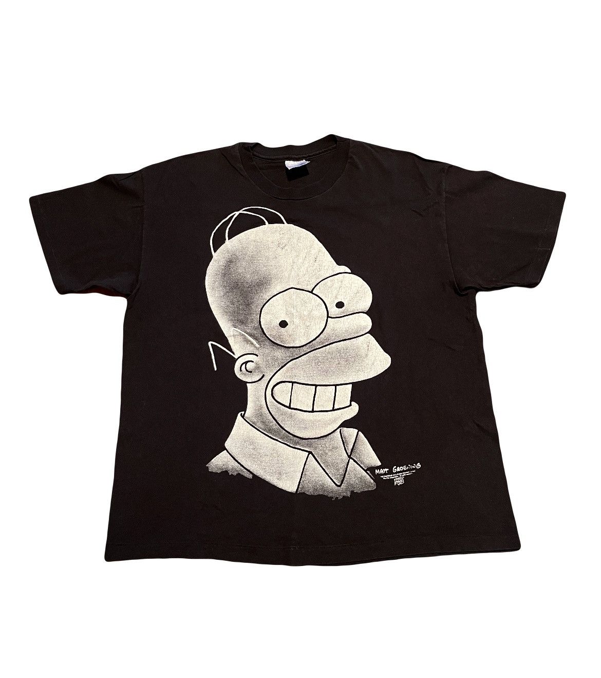 Hanes × Vintage Vintage Homer Simpson tee Size US XL / EU 56 / 4 - 1 Thumbnail