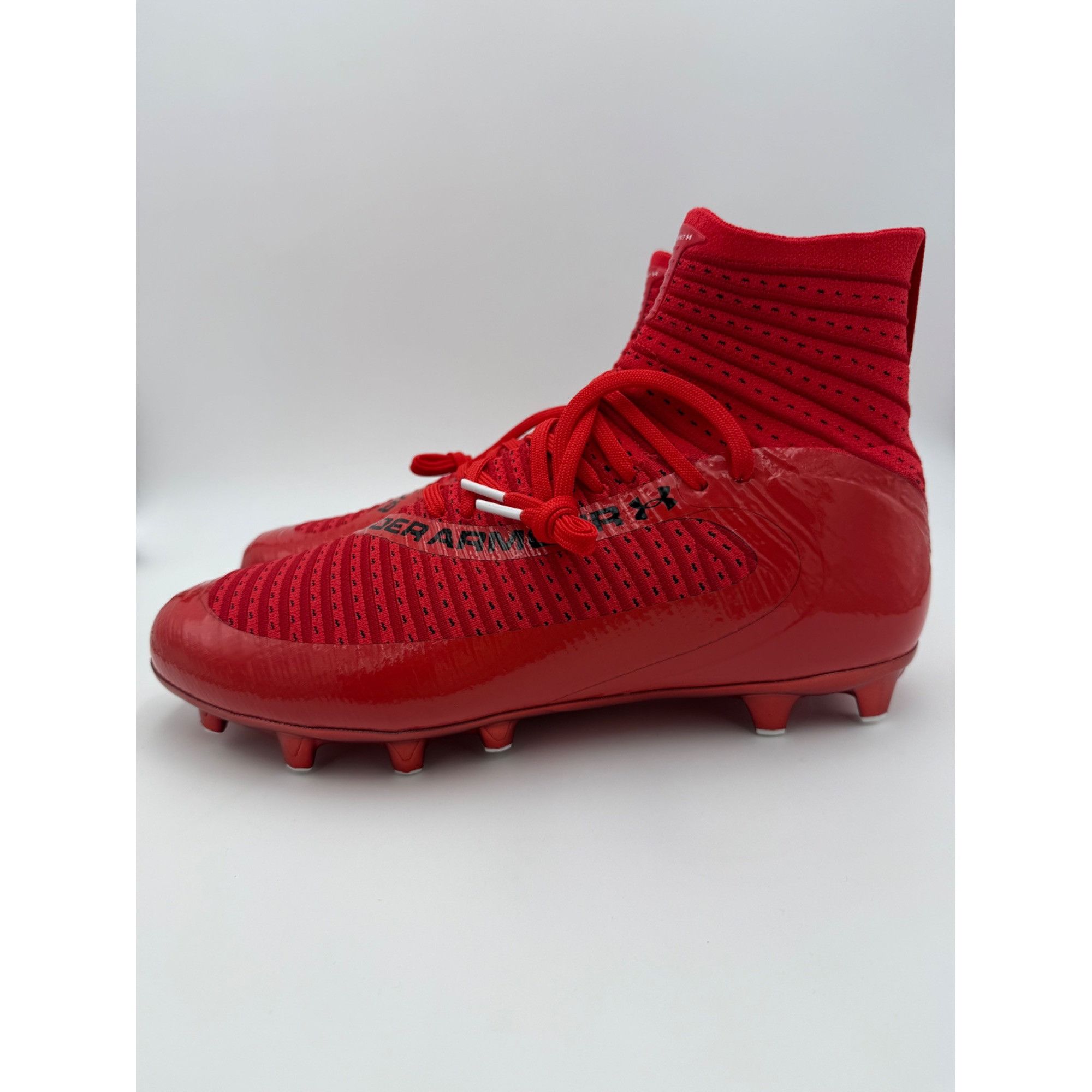 Under Armour Size 10.5 - Under Armour Highlight 2 MC Knit Red Football Cl Size US 10.5 / EU 43-44 - 5 Thumbnail