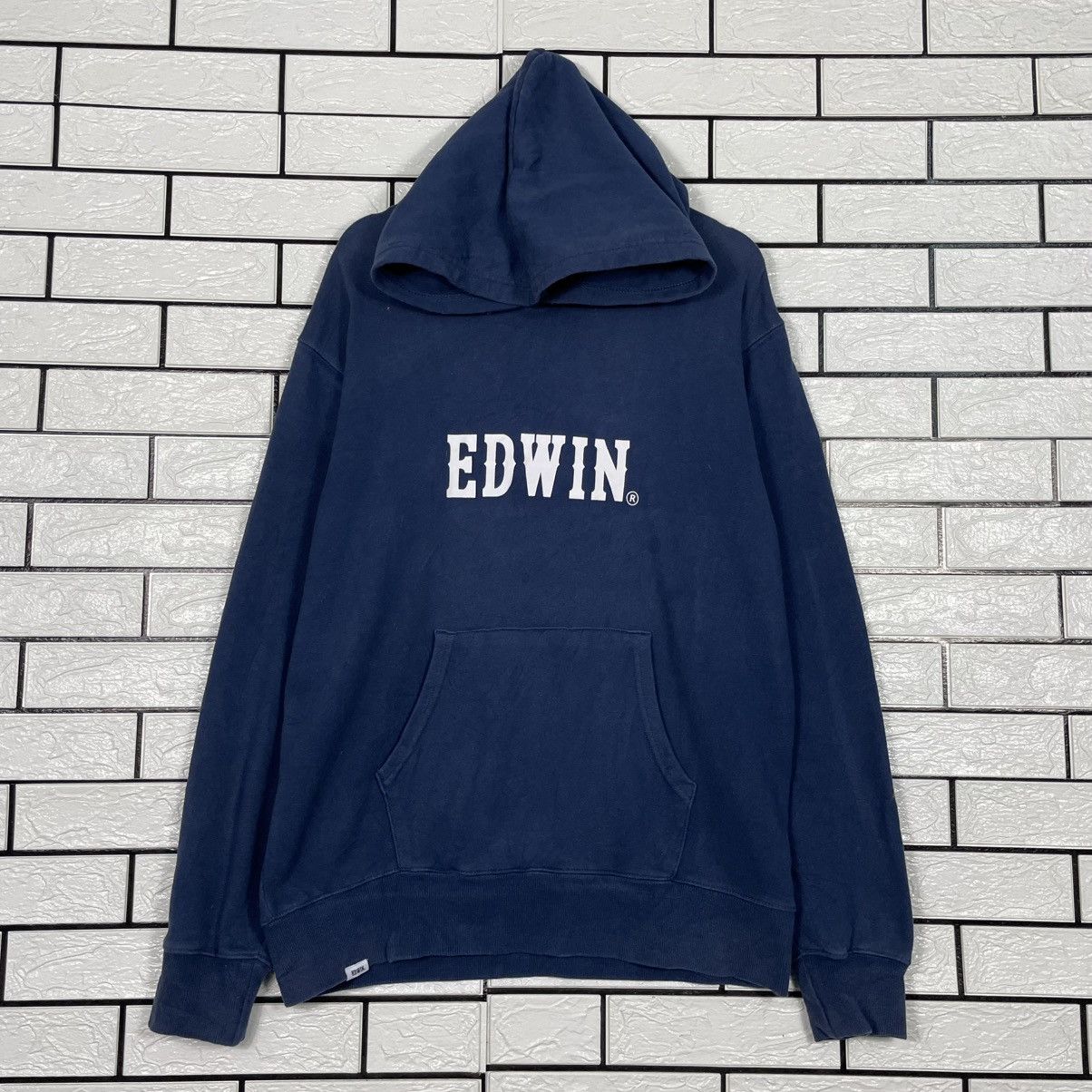 Edwin Edwin Big Logo Pullover Hoodie Size US L / EU 52-54 / 3 - 1 Thumbnail