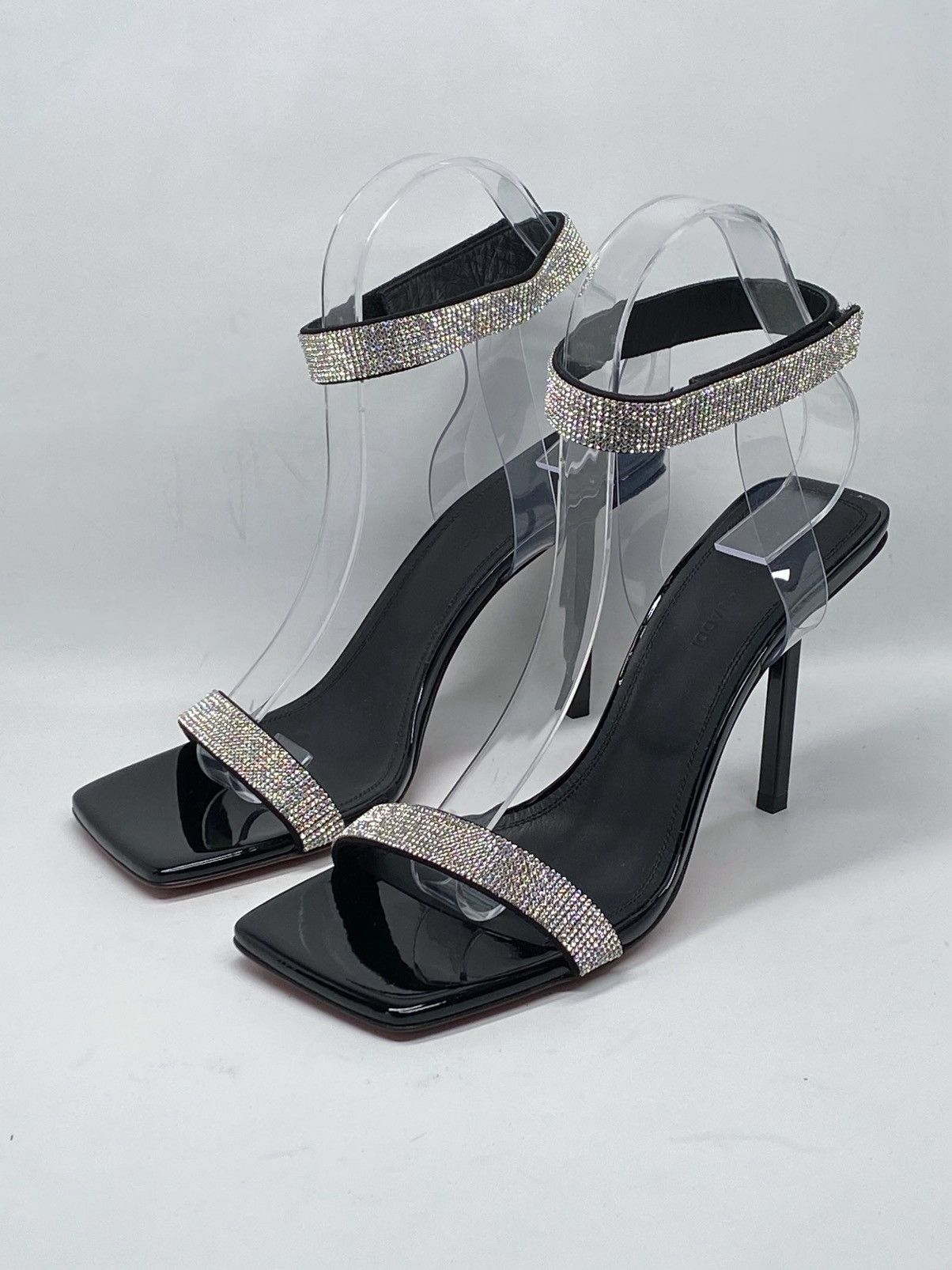 Amina Muaddi Amina Muaddi Rih 95mm crystal-embellished sandals size 36.5 Size US 6.5 / IT 36.5 - 7 Thumbnail