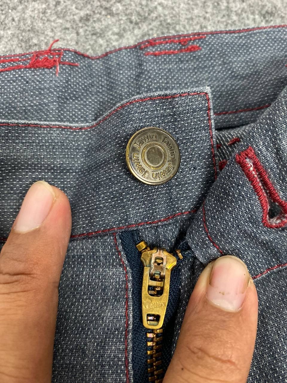 Japanese Brand vintage jawin japanese brands cargo denim nice design Size US 36 / EU 52 - 11 Thumbnail