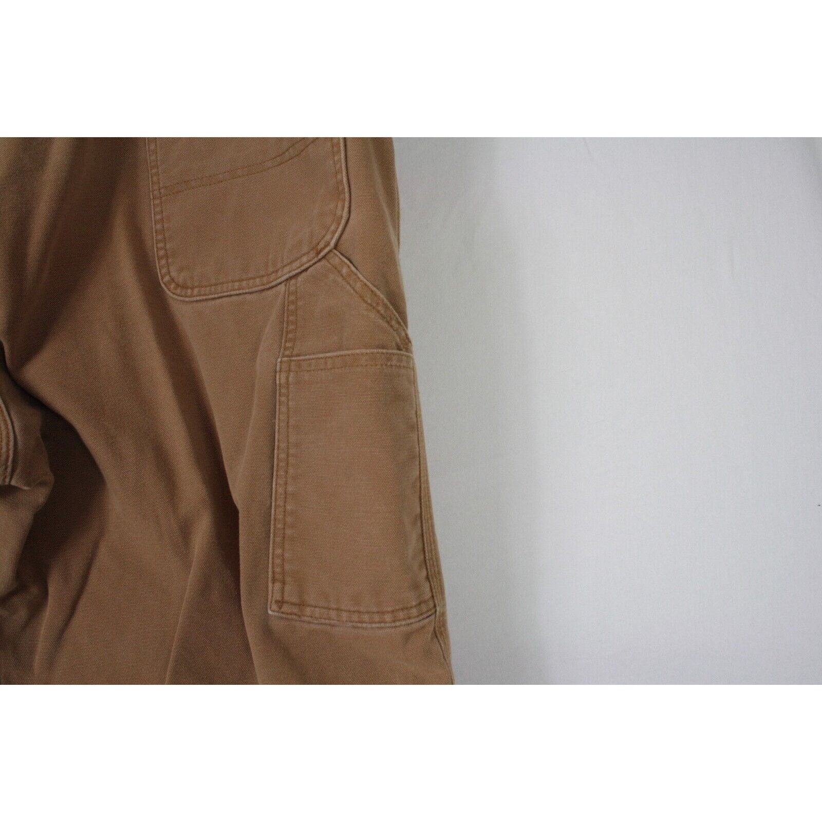 Big Mac BIG MAC Carpenter Work Pants Tan Duck Canvas Utility 46x36 Size US 44 / EU 60 - 7 Thumbnail