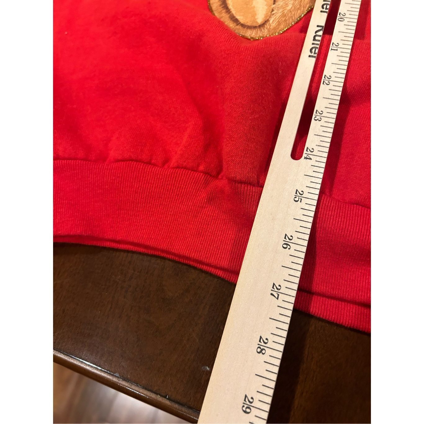 Fruit Of The Loom Sz L - Vintage 1990s Teddy Bear Christmas Bedazzled Sweatshi Size L / US 10 / IT 46 - 5 Thumbnail