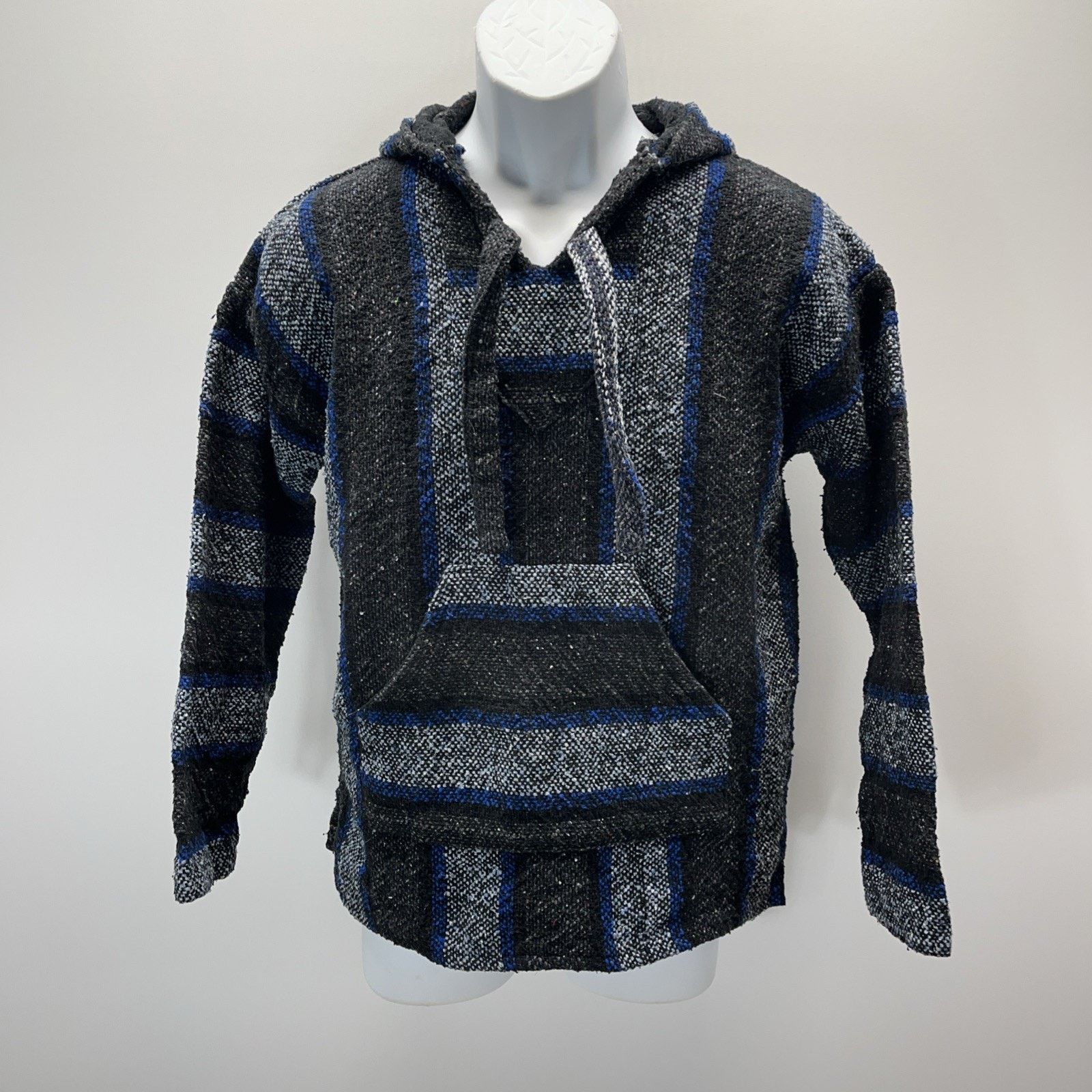 Other Earthbound Trading Co. Blue Black White Hoodie Size S Size US S / EU 44-46 / 1 - 1 Thumbnail