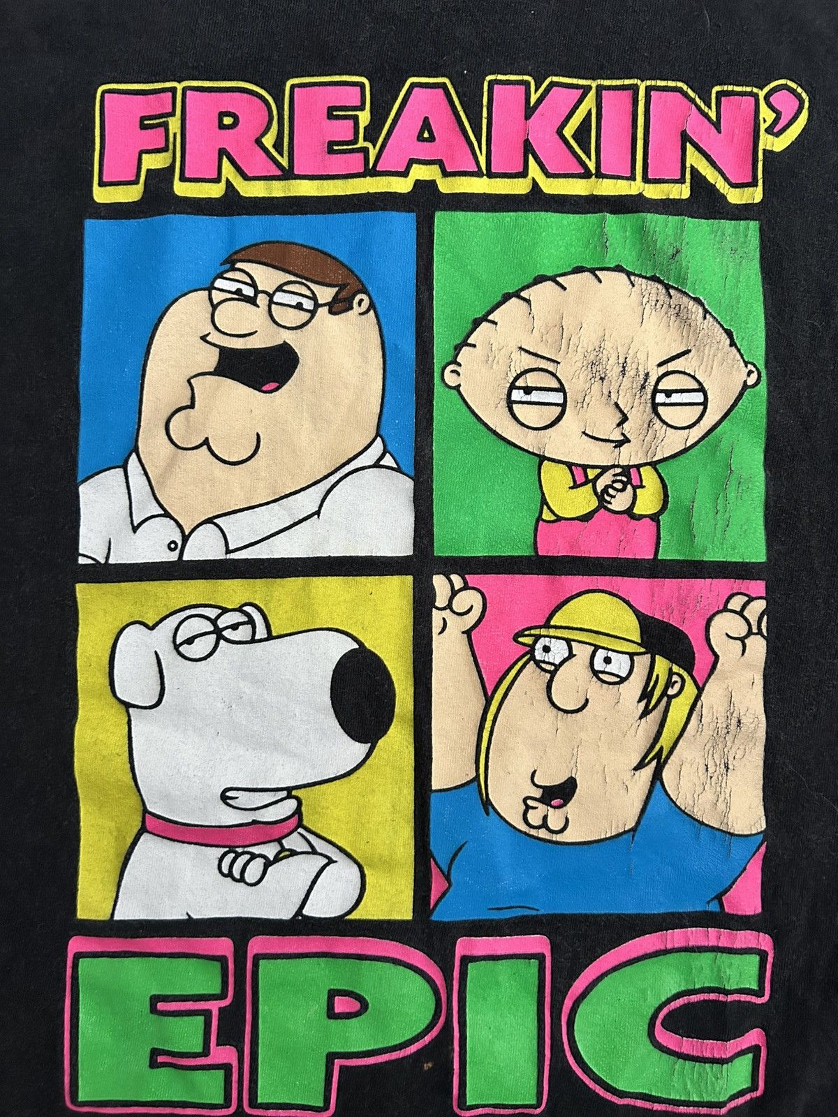 Delta × Vintage Retro/Vtg Family Guy Freakin’ Epic Delta Pro-Weight Tee Size US L / EU 52-54 / 3 - 2 Thumbnail