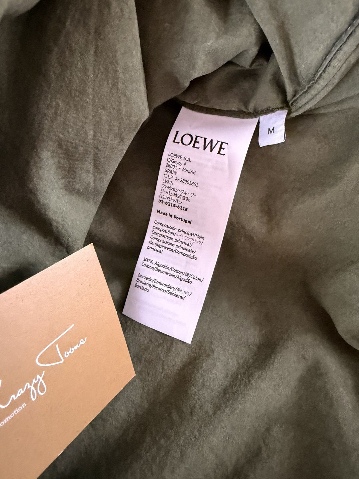 Loewe BNWT ! $1950 LOEWE Padded Puffer Heavy Cotton Polo T-Shirt Size US M / EU 48-50 / 2 - 9 Thumbnail