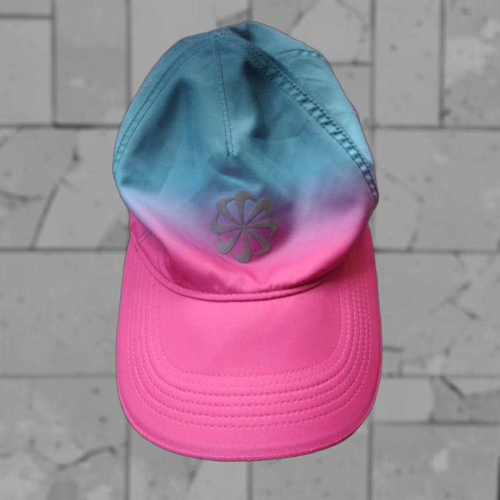 Nike Nike Hat Baseball Cap One Size Blue Ombre Aerobill Strapback Running Featherlight Mens Size ONE SIZE - 1 Thumbnail