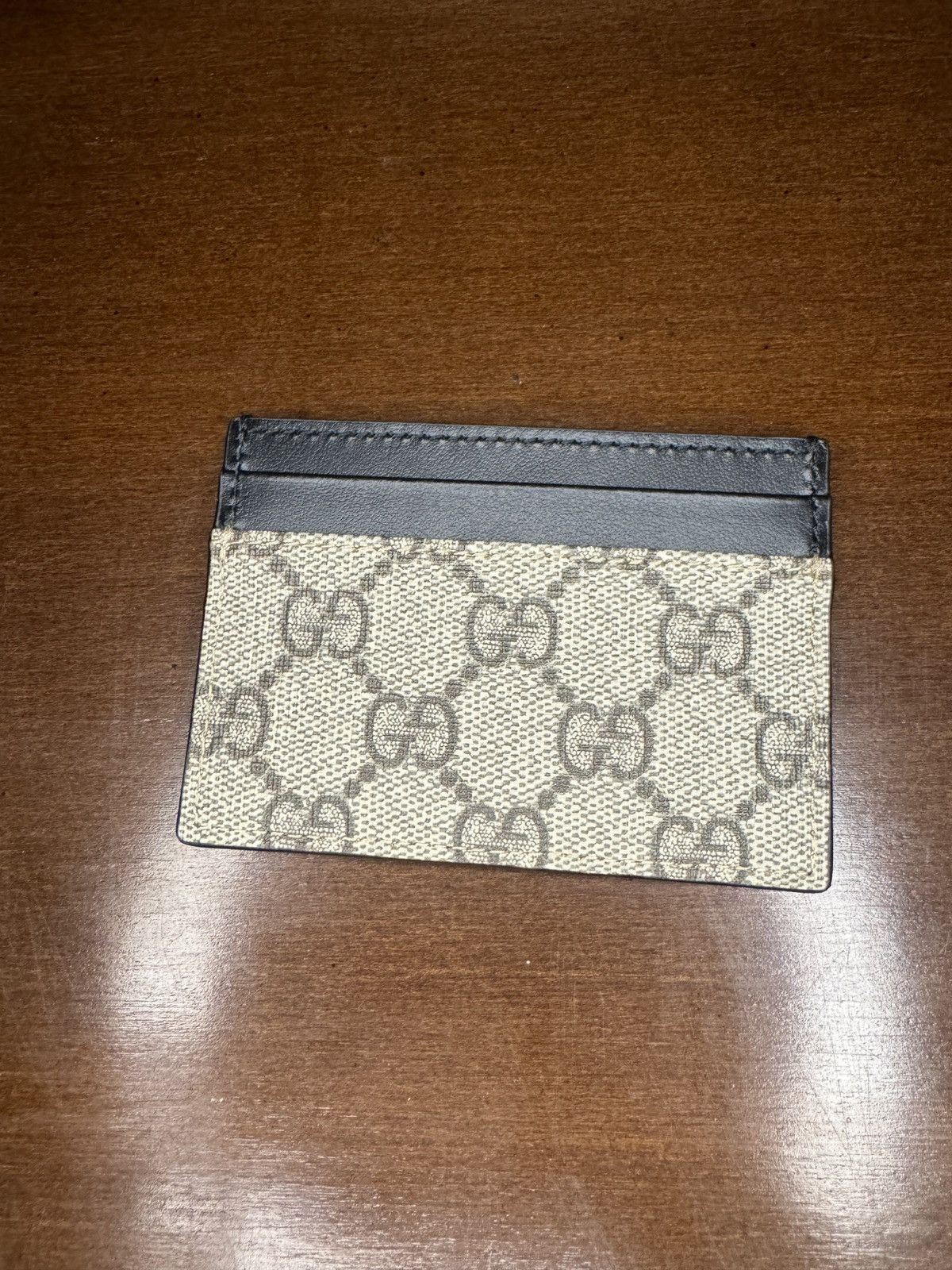 Designer × Gucci × Vintage New Gucci Card Holder Monogram Beige Size ONE SIZE - 1 Thumbnail