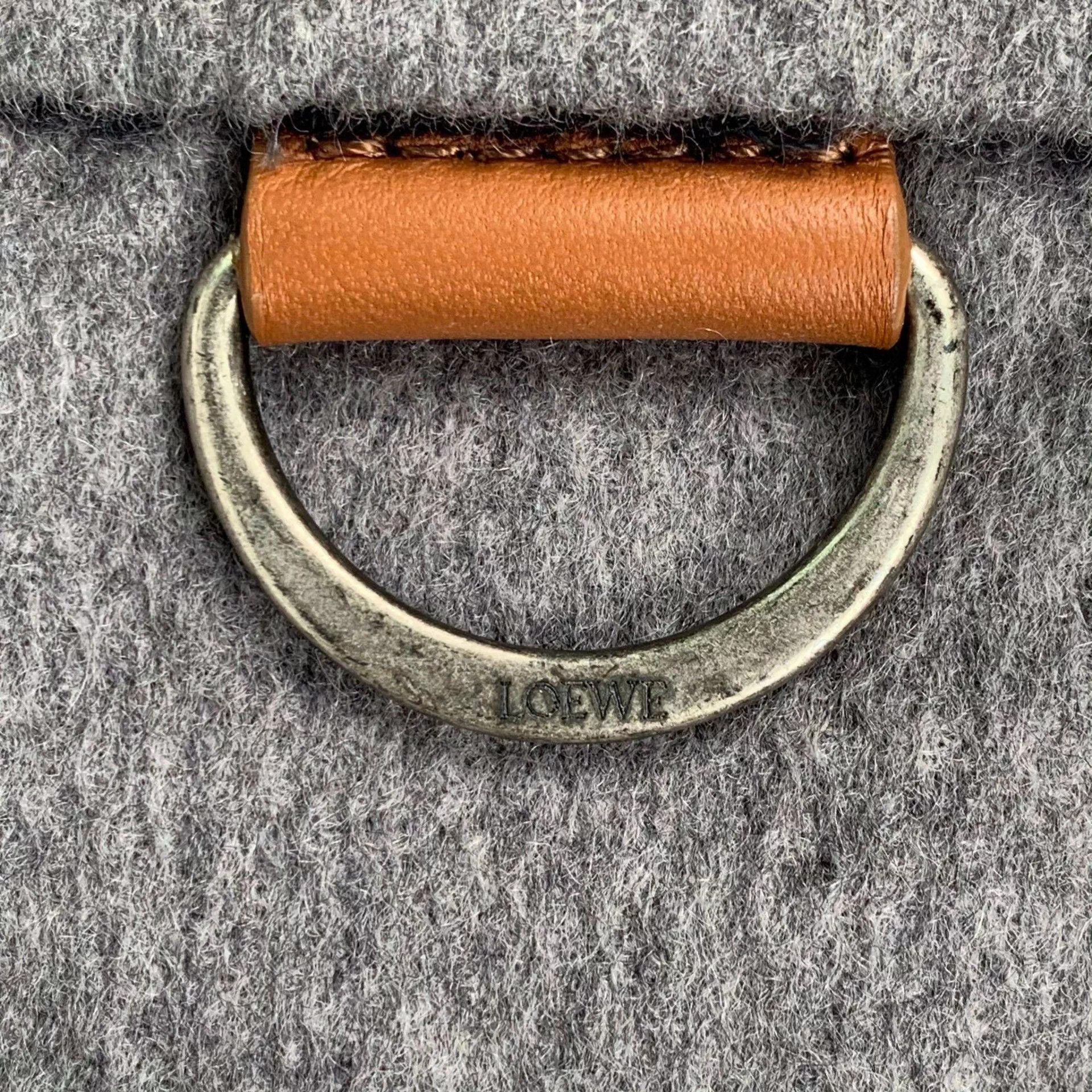 Loewe LOEWE Gray Wool Jacket Chest Leather Patch Logo 46 Size US S / EU 44-46 / 1 - 4 Thumbnail