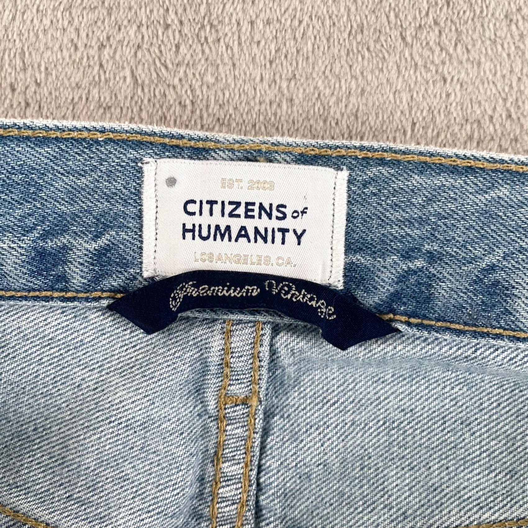 Citizens Of Humanity Citizens of Humanity Emery Crop 36 Jeans StarSign Blue High Rise CW Regular Women 36 in Blue Bohemian Contemporary Minimalist Western Casual 90s Size ONE SIZE - 3 Thumbnail