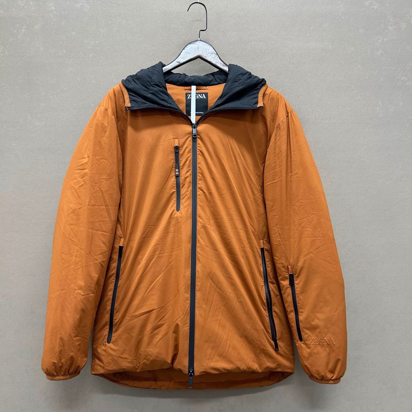 Ermenegildo Zegna ZEGNA Orange Down Puffer Jacket M 99 New Size US M / EU 48-50 / 2 - 1 Thumbnail