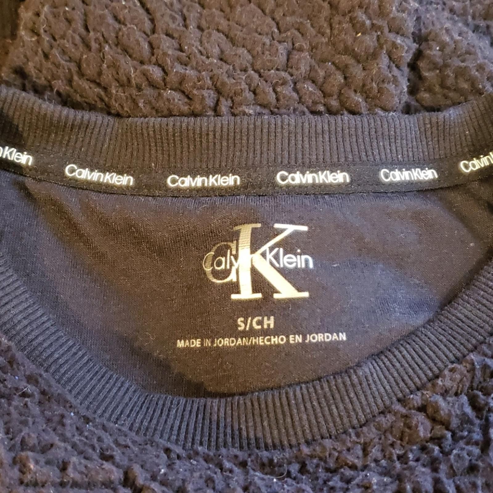 Calvin Klein Calvin Klein black sherpa sweatshirt size S Size S / US 4 / IT 40 - 5 Thumbnail