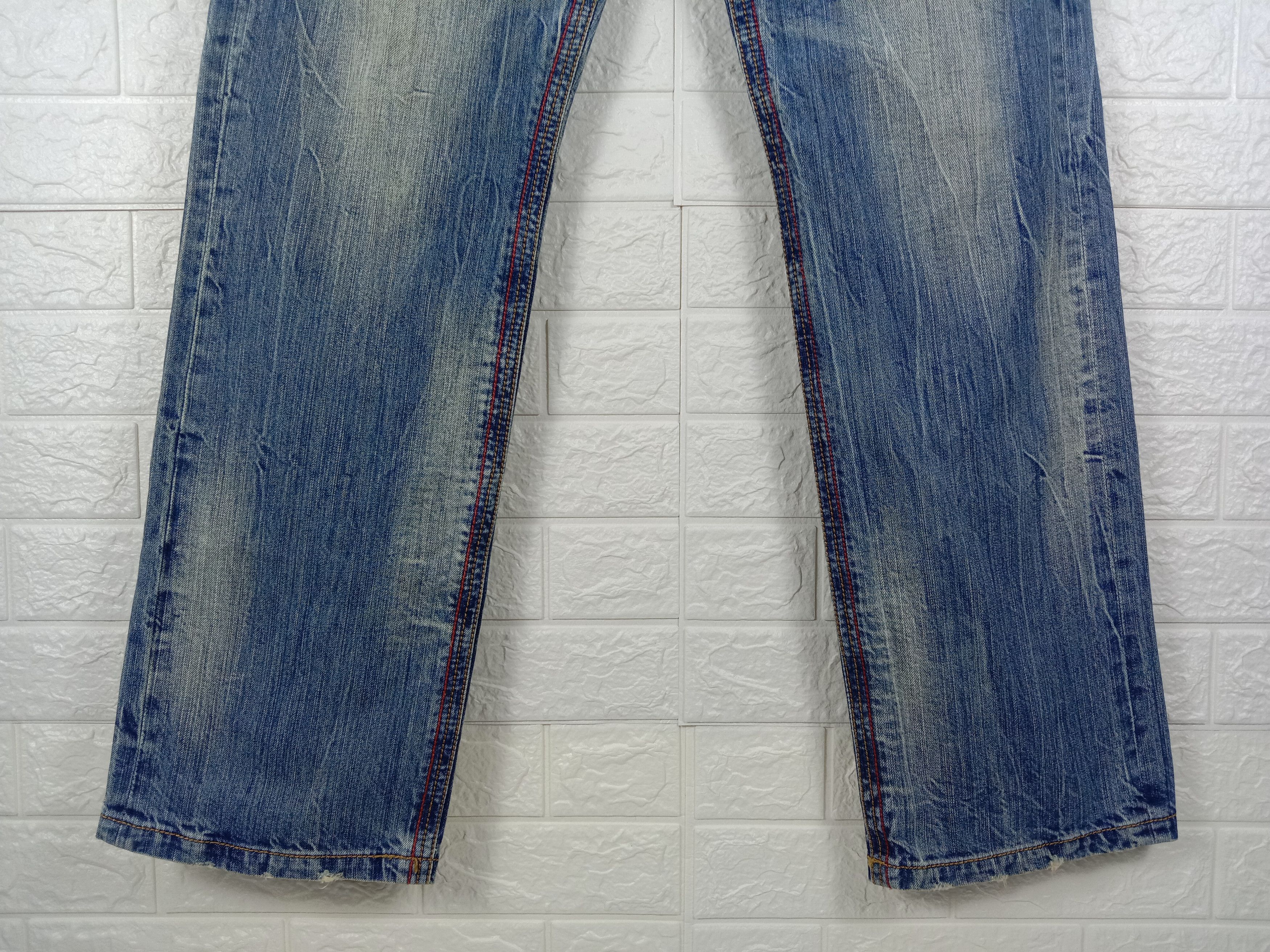 Gotcha Vintage Gotcha Patchwork Distressed Design Jeans Size US 33 - 8 Thumbnail
