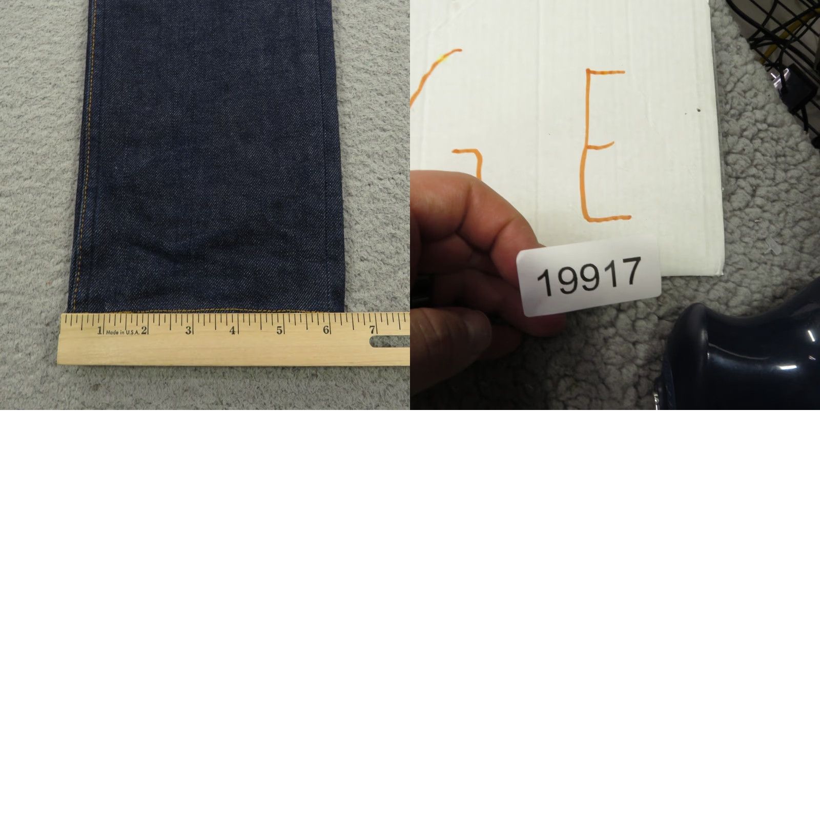 Denime APC Jeans Mens 31 Petit Standard Dark Raw Indigo Denim Blue Slim 32x32 5-Pocket Jeans Womens? Size US 31 - 11 Thumbnail