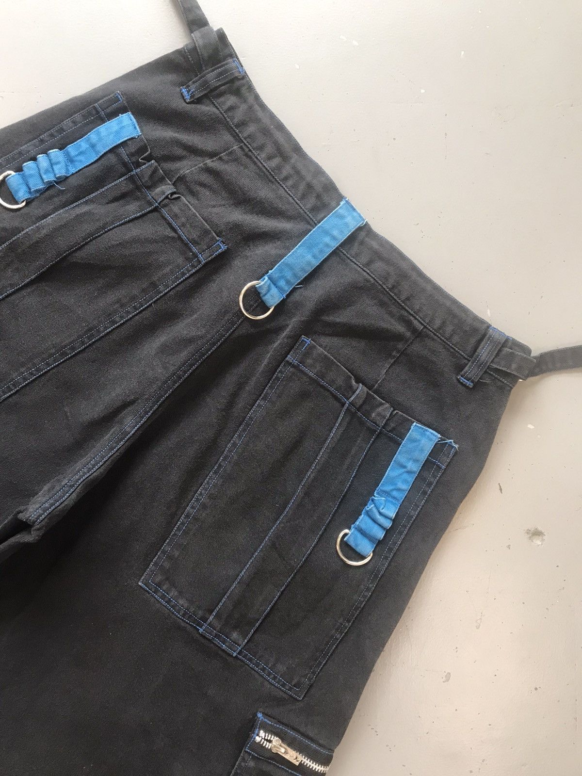 Tripp NYC × Vintage Vintage Tripp nyc adjustable waist skull pocket denim Size US 34 / EU 50 - 10 Thumbnail