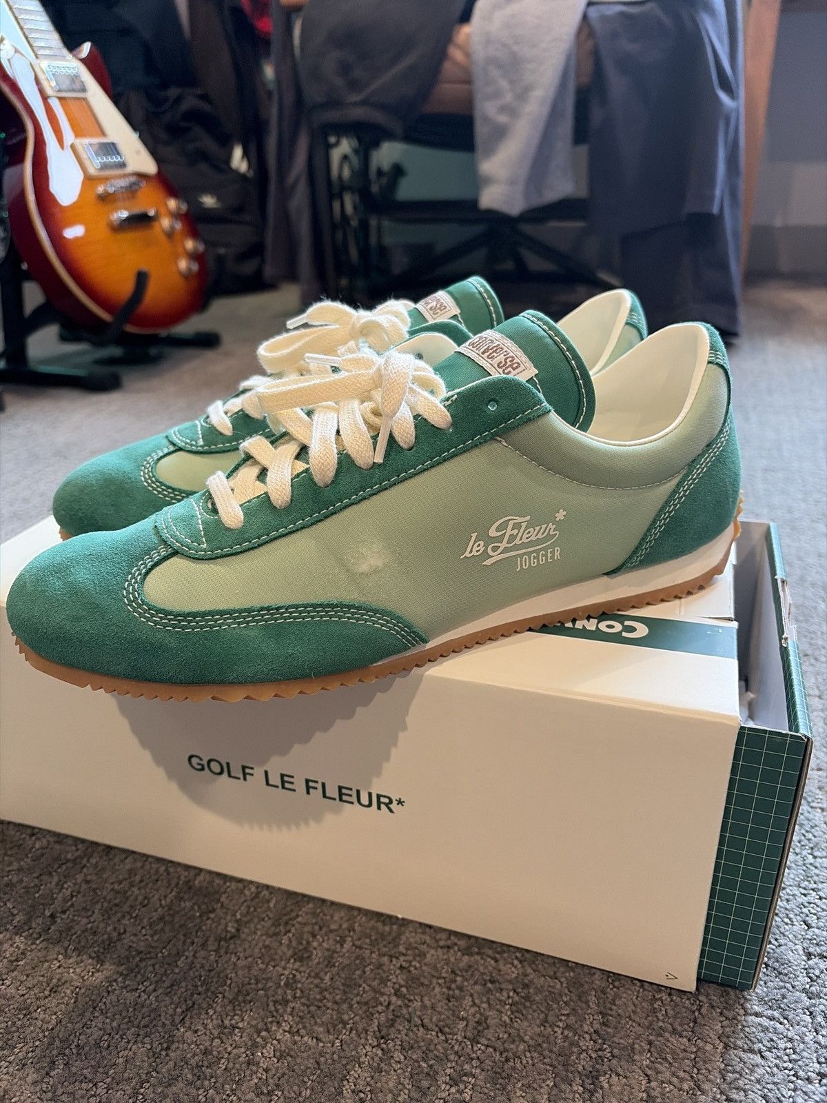 Converse × Golf le Fleur Golf le fleur jogger forest shade green Size US 9.5 / EU 42-43 - 1 Thumbnail